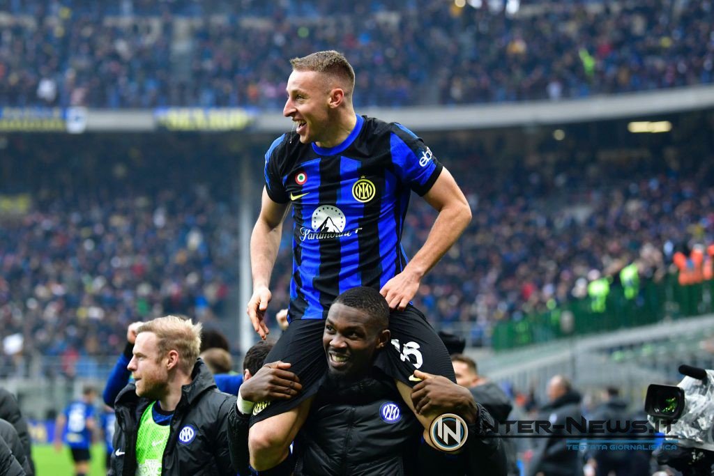 Davide Frattesi e Marcus Thuram in Inter-Verona (Photo by Tommaso Fimiano/Inter-News.it ©)